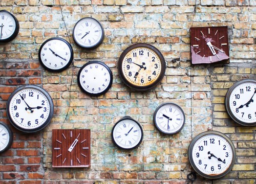 wallclocks on the wall